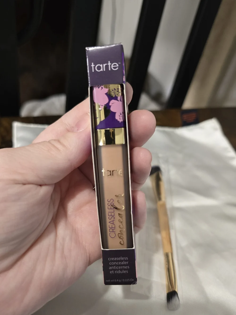 Tarte Creaseless Creamy Concealer and brush duo